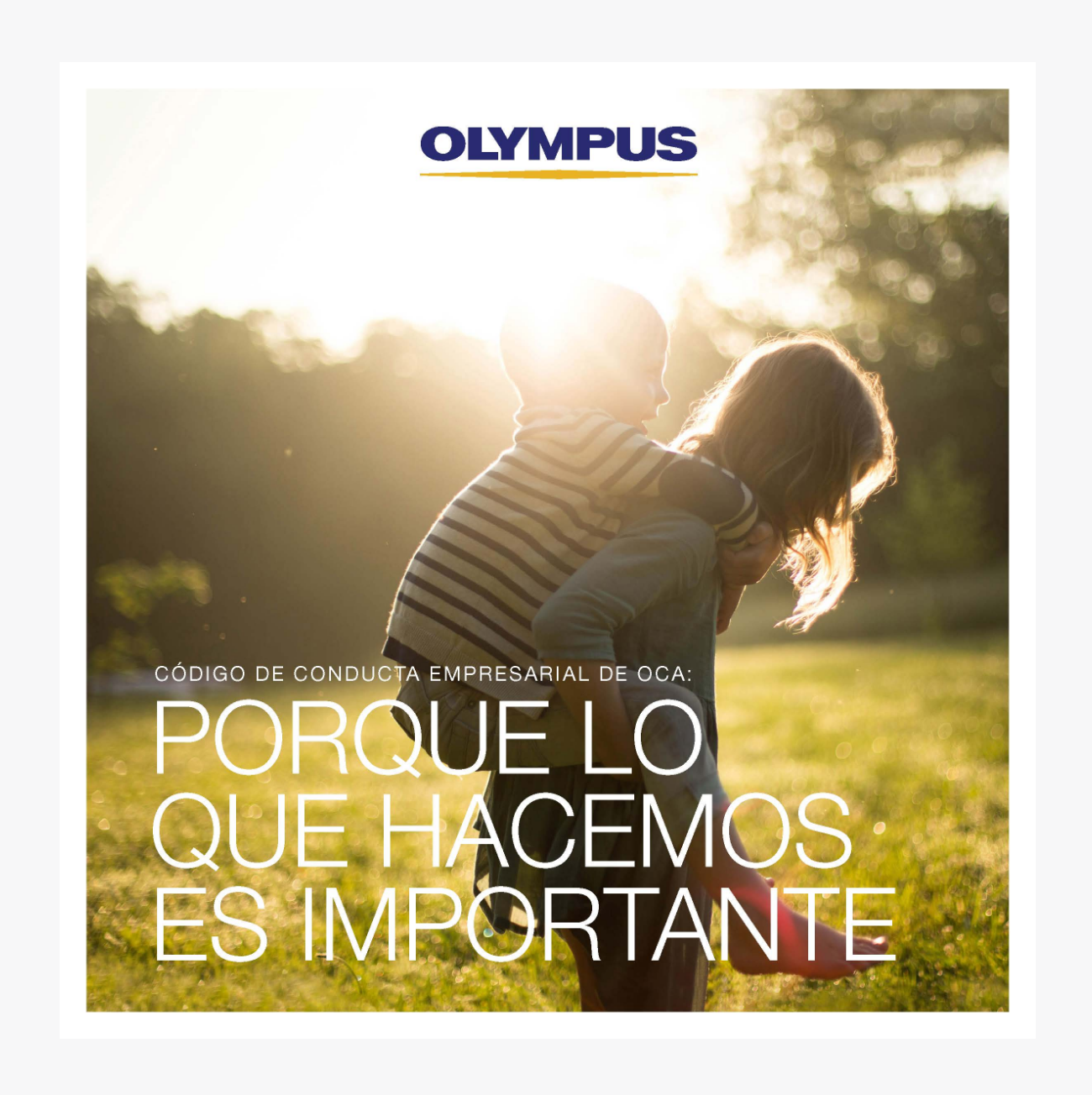 Código de Conducta Empresarial de Olympus
