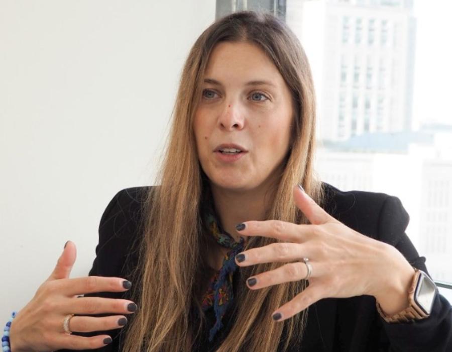 Interview shot of Abigail Hunter-Syed