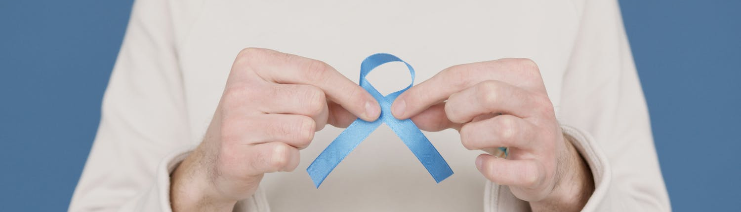 Blue Ribbon for Colorectal Cancer Awareness
